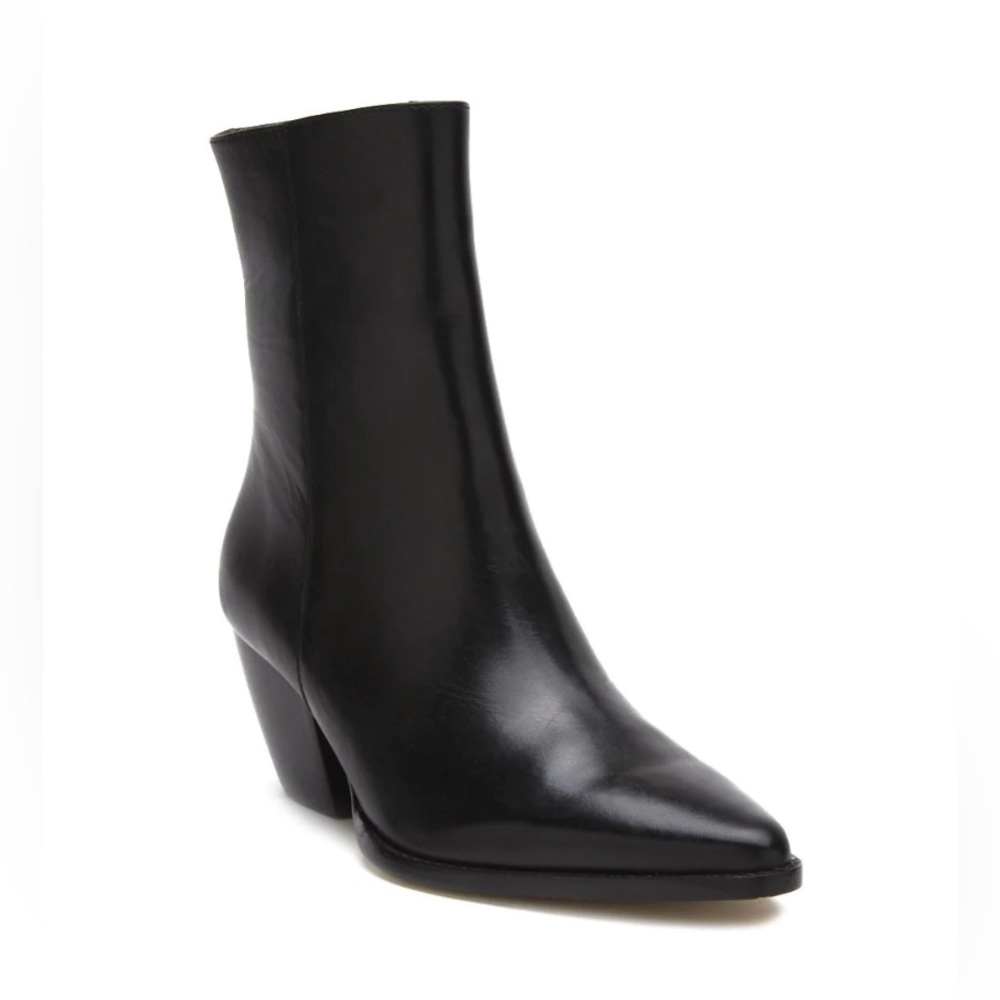 Matisse Caty Ankle Boot, Smooth Black, size 8